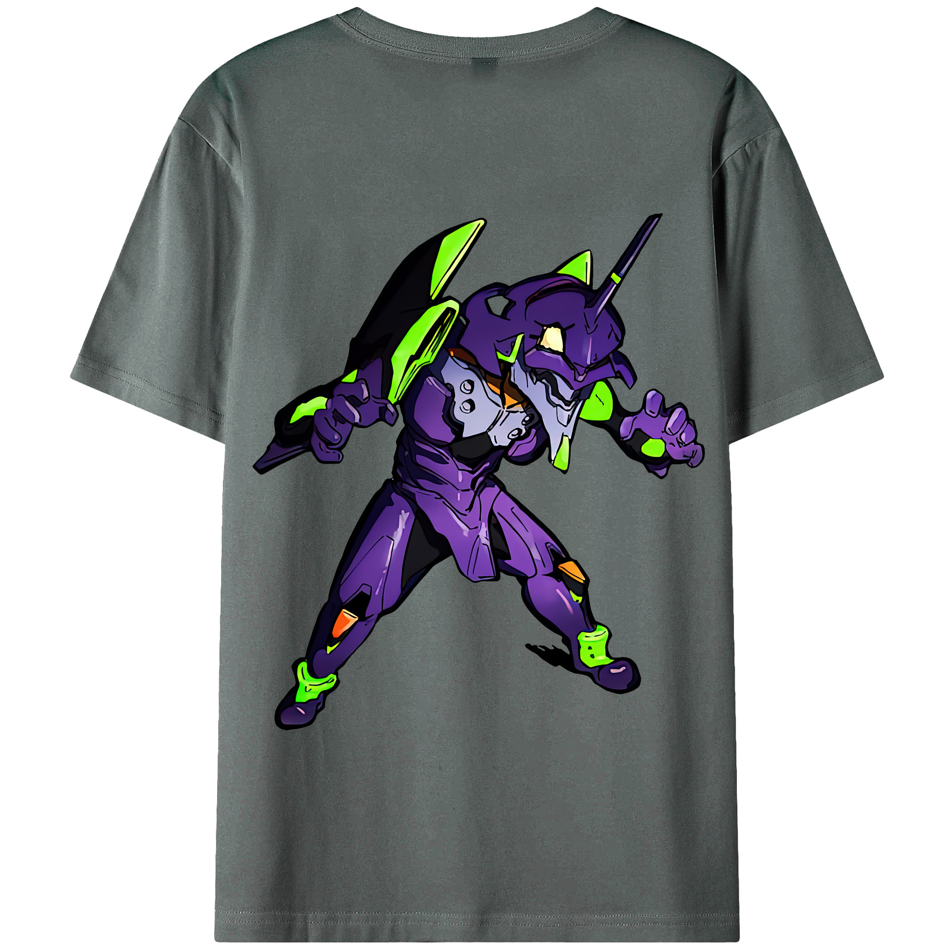 （画像用） EVA 新世紀エヴァンゲリオン 綿100％半袖Tシャツ（背面プリント）